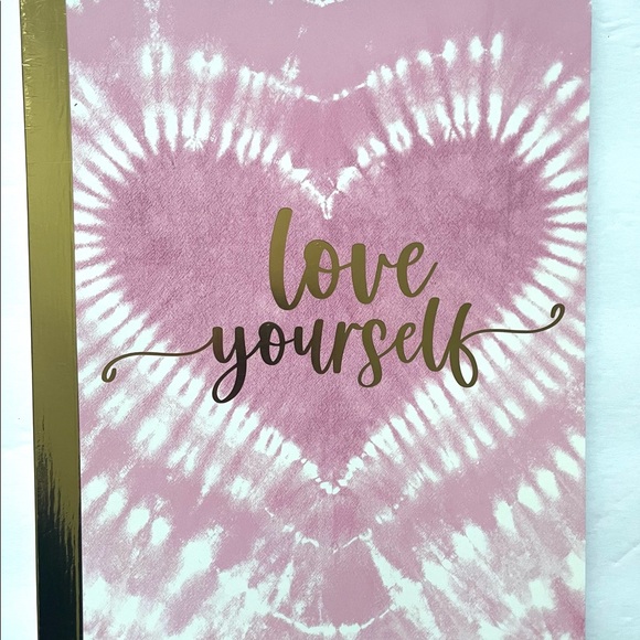 James Burke Collection Pink Heart Tie Dye Notebook - Picture 2 of 12
